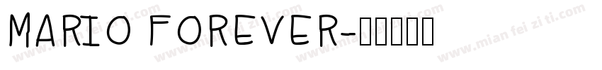 MARIO FOREVER字体转换